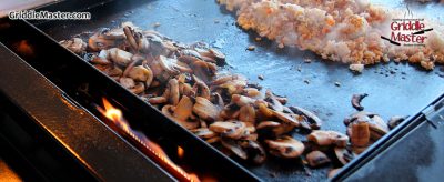 BBQ-Grill-Griddle-Plate-Teppanyaki-Grill-Top-Mushrooms-Fride-Rice-Shrimp